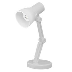 Portable Mini Reading Book Light with Clip White