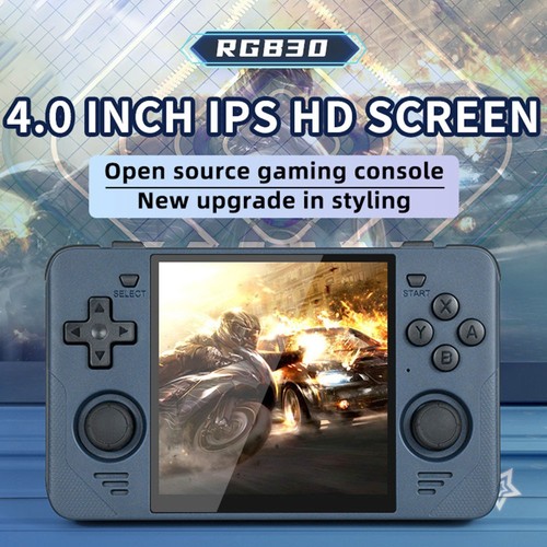 Powkiddy RGB30 Handheld Game Console 16GB TF Card White