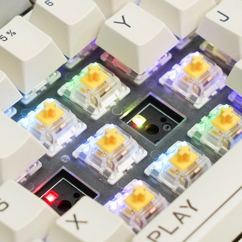 MIIIW Art Series Z830 Mechanical Keyboard 83 Keys Triple-mode Red