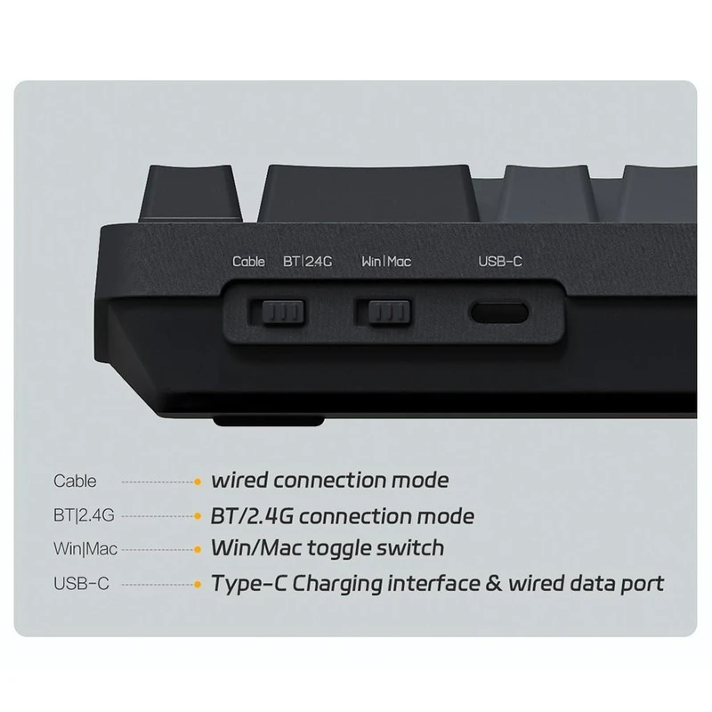 MIIIW POP Series Z680cc Mechanical Keyboard Gateron Brown Switch