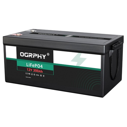 OGRPHY LiFePO4 12V 300Ah Lithium Battery