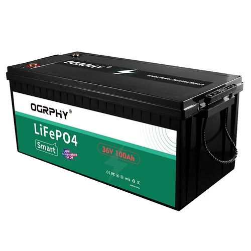 OGRPHY LiFePO4 36V 100Ah Lithium Battery
