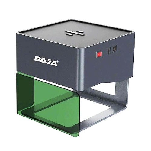 DAJA DJ6 3W Mini-Lasergravierer mit Schutzbrille für erhöhte Säulen, APP-Steuerung, 80 mm x 80 mm - EU-Stecker