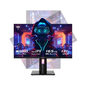 KTC 24 Inch 1080P Full HD Computer Monitor, 100Hz HDR10 Frameless Gaming  Monitor with Freesync, HDMI & VGA Ports PC Monitor for Working, VESA, Tilt