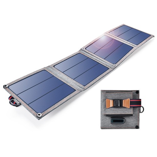 Στα 32,57€ από αποθήκη Κίνας Geekbuying | Choetech SC004 14W Portable Foldable Solar Panel, 25% Conversion Efficiency, EU
