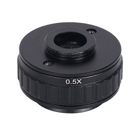 HAYEAR 0.5X C-Mount Lens Adapter Microscope Camera Connector