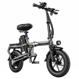 ENGWE O14 Electric Bike 14 inch Tire 48V 250W Motor 25km/h Speed 15.6Ah Battery 82km Range – Grey