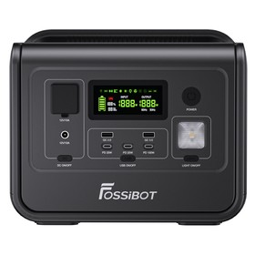 FOSSiBOT F800 Portable Power Station Black