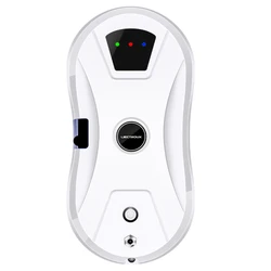 Liectroux YW610 Robot Window Vacuum Cleaner, Single Water Spray, 2800Pa Suction, 30ml Water Tank, Border Detection, Remote Control, 20min Power Failure Protection