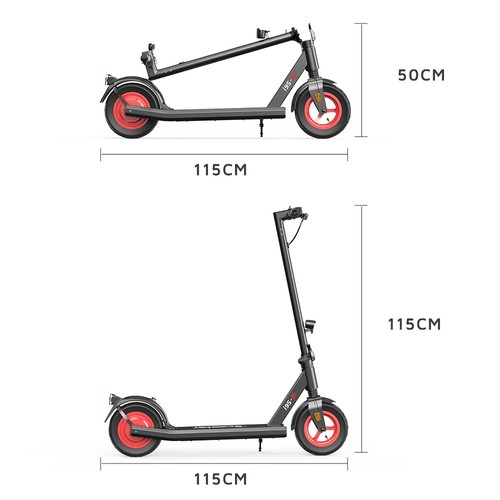 iScooter i9S Electric Scooter 10 inch Tire 500W Motor