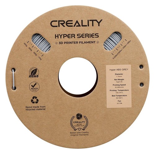 Creality Hyper Series ABS-Filament 1,75 mm 1 kg – Grau