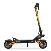 Ausom Gallop 10-inch Off-Road Electric Scooter Dual 1200W Motor 52V 23.2Ah with 41MPH Speed, Hydraulic Disc Brakes, 55-Mile Range 4 inch LCD Screen IP54 265lb Max Load Swingarm suspension