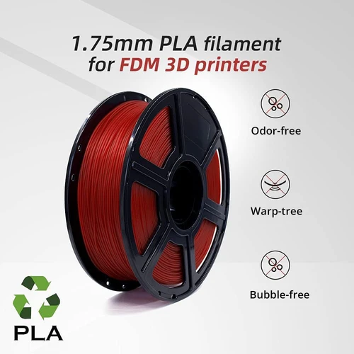 Flashforge PLA Red 3D printer Filament 1.75 mm 1kg