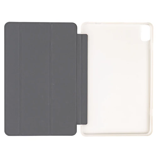 For Teclast T60 3-Fold Holder Folio Leather Tablet Smart Case(Grey)