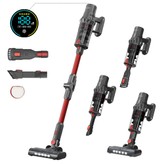 JIGOO C500 Cordless Vacuum Cleaner 33KPa Suction Smart Dust Sensor