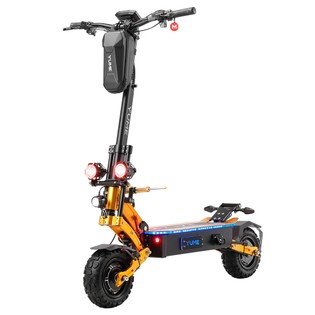 YUME X11+ Electric Scooter, 3000W*2 Motor 60V 30Ah Battery 11-inch Off-road Fat Tires 50km/h Max Speed 100km max range EBS Front & Rear Hydraulic Disk Brakes LCD Display