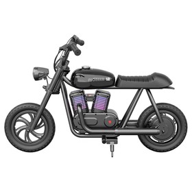 HYPER GOGO Pioneer 12 Plus Electric Motorcycle for Kids - Black