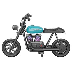 HYPER GOGO Pioneer 12 Plus Electric Motorcycle for Kids - Blue