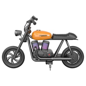 HYPER GOGO Pioneer 12 Plus Electric Motorcycle for Kids - Orange