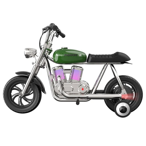 HYPER GOGO Cruiser 12 Electric Chopper Motorcycle for Kids 24V 5.2Ah 160W  ,Children's Bike With 12'x3' Tires, 12KM Top Range