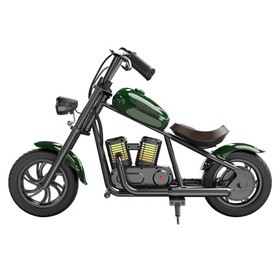 HYPER GOGO Challenger 12 Plus Electric Motorcycle for Kids Green