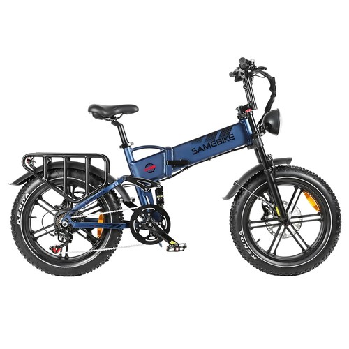 SAMEBIKE RS-A02 Elektrofahrrad 20 Zoll 1200 W Motor 48 V 17 Ah 45 km/h - Blau