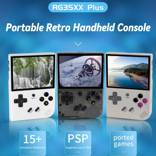 ANBERNIC RG35XX Plus Game Console 128GB - White