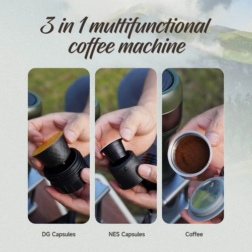 HiBREW Wireless Electric Portable Espresso Coffee Machine for Car