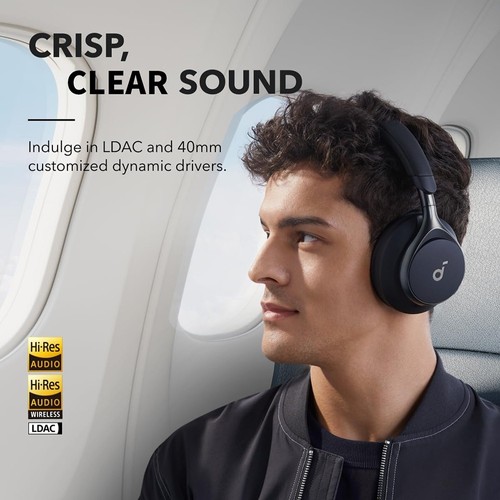 Anker Soundcore Space One Headphones - Black