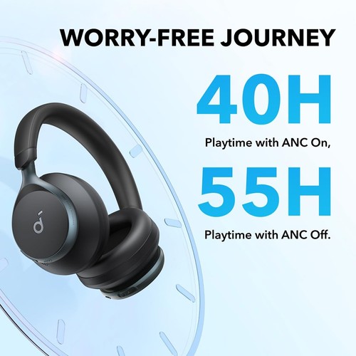 Anker Soundcore Space One Headphones - Black