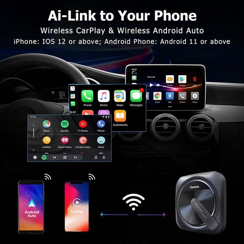 Ownice A1 kopplad till trådlös Android Auto Ai Box