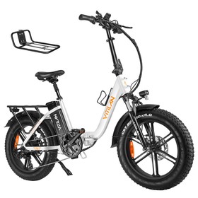 Vitilan U7 2.0 Foldable Electric Bike - White