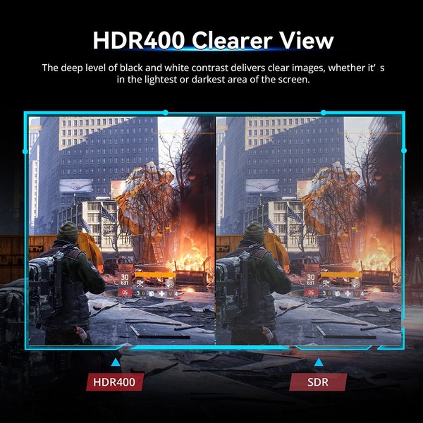 TITAN ARMY C34CHR Gaming Monitor, 34-inch 1500R 3440x1440 WQHD Curved Screen, 165Hz Refresh Rate, 1ms MPRT, Adaptive Sync, 99% sRGB, Support PIP &amp; PBP Display, E-sports Backlight, Tilt Adjustment Wall Mount, Low Blue Light