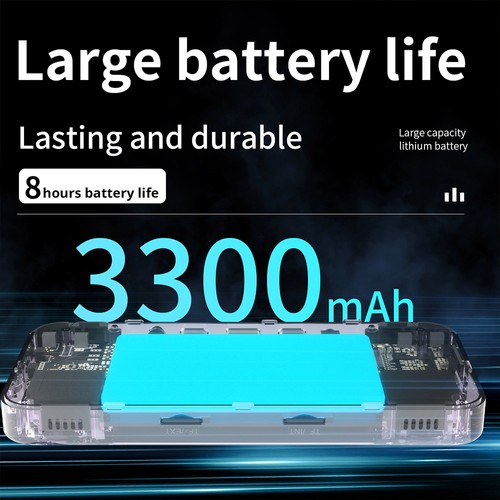 ANBERNIC RG35XX H Game Console 64GB TF Card 5000+ Games Purple