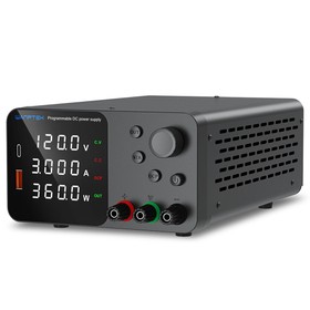 WANPTEK TPS1203 Regulated DC Power Supply Black UK Plug