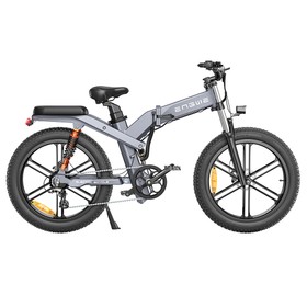 دراجة كهربائية إنجوي X26 بطارية 19.2 أمبير - رمادي
