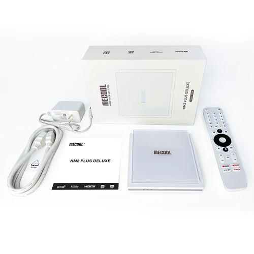 MECOOL KM2 PLUS Deluxe TV Box - EU Plug