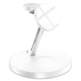 3 in 1 Magsafe Wireless Charger for iphone13 - White