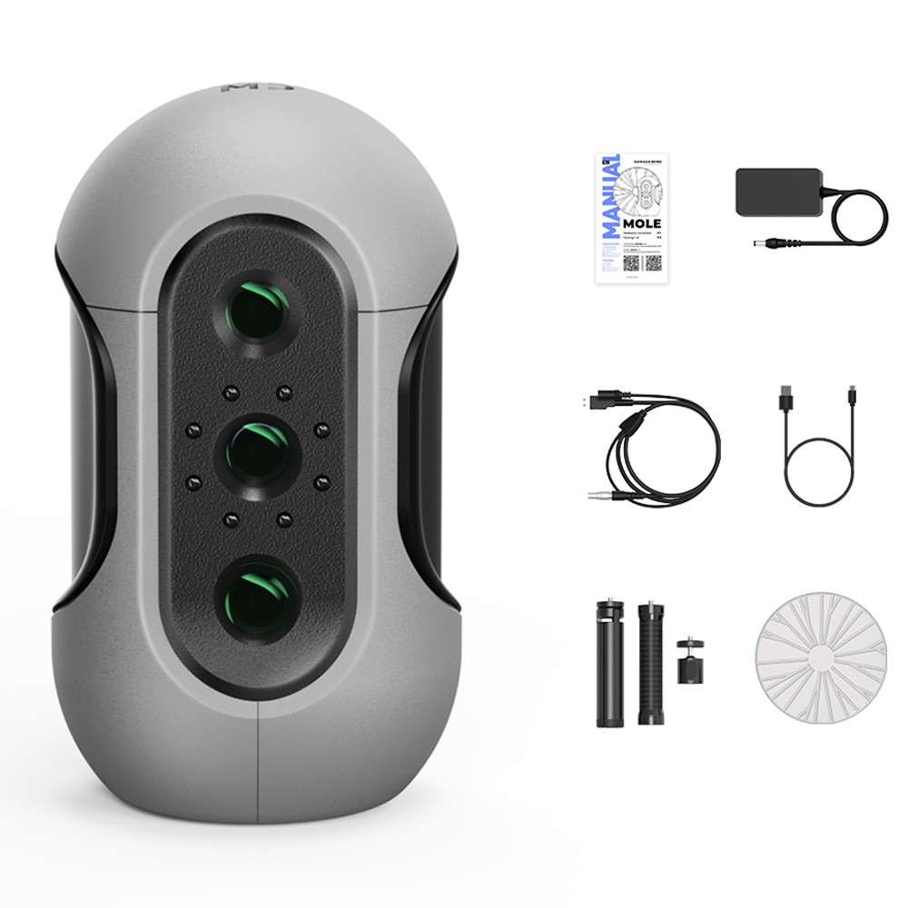REVOPOINT RANGE 3Dスキャナー プレミアム大型ターンテーブル付き でかす