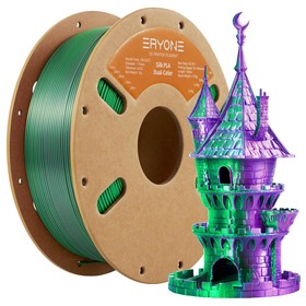 ERYONE Dual Color Silk PLA Filament Purple & Green