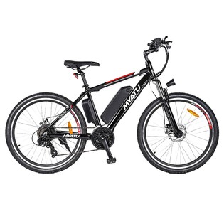 MYATU M0126 26-inch Spoked Wheel Electric Bike, 250W Motor 36V 12.5Ah Battery 25km/h Max Speed 50miles Range Shimano 21-speed