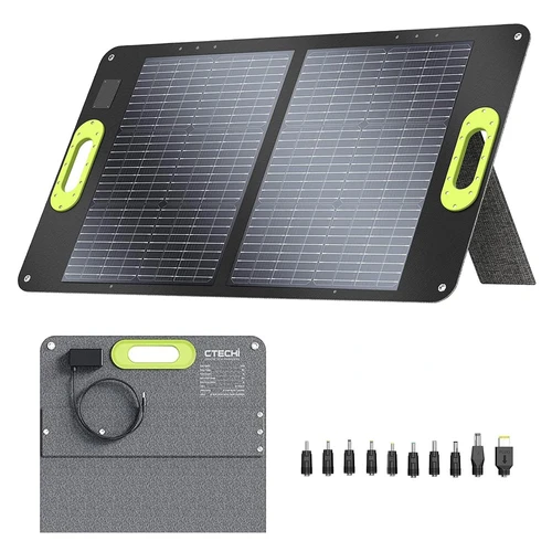Panneau solaire mobile pliable 60 W avec cellules solaires