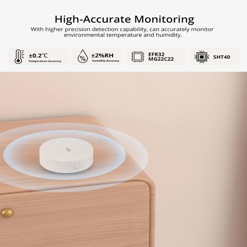 SONOFF SNZB-02P Zigbee temperatur- och luftfuktighetssensor Smart Home Termometer Detektor fungerar med Alexa Google Home