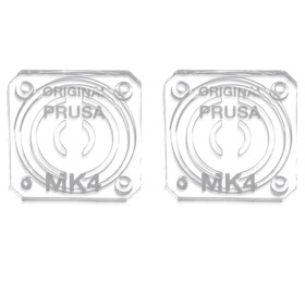 2pcs Trianglelab Transparent Gearbox Cover for Prusa MK4 Text Version