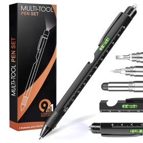 HMP P248 9-in-1 Multi-Tool Pen Black