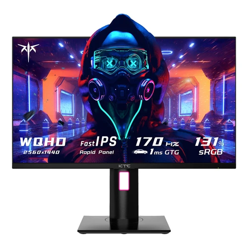 KTC H27T22 Gaming Monitor 27-inch 2560x1440 QHD 165Hz Fast IPS 1ms Response  Time 100%