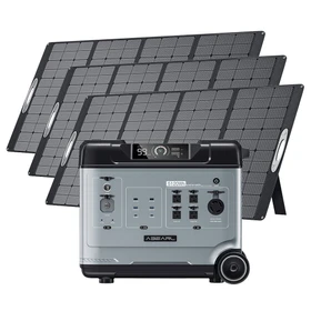 Generador Solar portátil, estación de energía de 3000Wh, 2000W