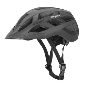 Bike Cycling Helmet with LED Light - Black