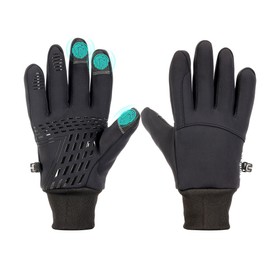 Winter Thermal Gloves - Size L, Black