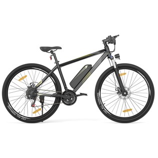 Eleglide M1 Plus 29 inch Electric Bike 36V 12.5Ah Battery 250W Motor 25km/h Max Speed Shimano 21 Speed Gear 100KM Max Range Dual Disc Brakes Cozy Foam Saddle MTB Moped Bike Smart APP – Black